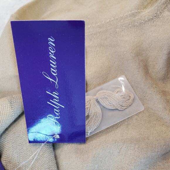 NWT RALPH LAUREN Purple Label Cashmere Turtleneck Sweater Camel Women's Small - Picture 3 of 10
